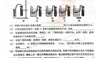 八年级物理期末试卷 八年级物理期末试卷