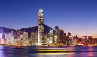 香港维多利亚港夜景